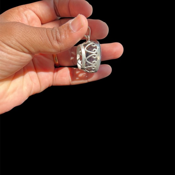 Blue mystic topaz 925 Sterling Silver Pendant - Picture 9 of 10